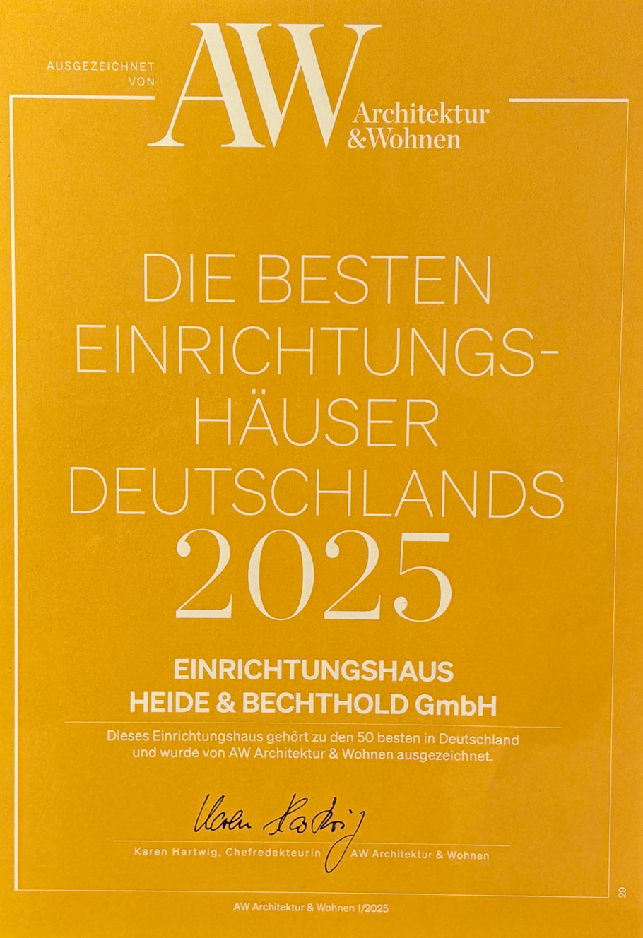 AW Award 2025